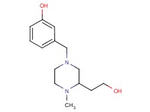3-{[3-(2-hydroxyethyl)-4-methyl-1-piperazinyl]methyl}phenol