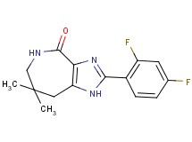 2-(2,4-difluorophenyl)-7,7-dimethyl-5,6,7,8-tetrahydroimidazo[4,5-c]azepin-4(1H)-one