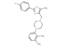 1-{[2-(4-chlorophenyl)-5-methyl-1,3-oxazol-4-yl]methyl}-4-(2,3-dimethylphenyl)piperazine