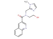 N-(2-hydroxyethyl)-N-[(1-methyl-1H-imidazol-2-yl)methyl]quinoline-3-carboxamide