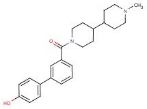 3'-[(1'-methyl-4,4'-bipiperidin-1-yl)carbonyl]-4-biphenylol