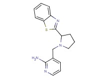 3-{[2-(1,3-benzothiazol-2-yl)-1-pyrrolidinyl]methyl}-2-pyridinamine