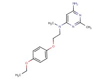N-[2-(4-ethoxyphenoxy)ethyl]-N,2-dimethylpyrimidine-4,6-diamine