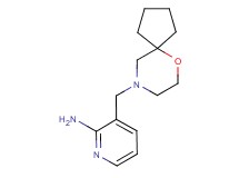3-(6-oxa-9-azaspiro[4.5]dec-9-ylmethyl)pyridin-2-amine