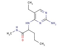 N~2~-(2-amino-5-ethylpyrimidin-4-yl)-N~1~-methylnorvalinamide