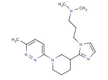 N,N-dimethyl-3-{2-[1-(6-methyl-3-pyridazinyl)-3-piperidinyl]-1H-imidazol-1-yl}-1-propanamine