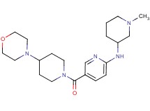 N-(1-methylpiperidin-3-yl)-5-[(4-morpholin-4-ylpiperidin-1-yl)carbonyl]pyridin-2-amine