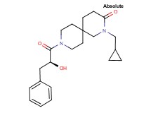 2-(cyclopropylmethyl)-9-[(2S)-2-hydroxy-3-phenylpropanoyl]-2,9-diazaspiro[5.5]undecan-3-one