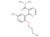 2-(2-butoxy-5-methylphenyl)-N,N-dimethylnicotinamide