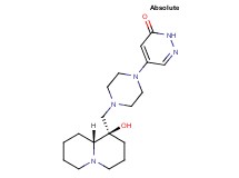 5-(4-{[(1R,9aR)-1-hydroxyoctahydro-2H-quinolizin-1-yl]methyl}piperazin-1-yl)pyridazin-3(2H)-one