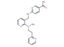 6-[({2-[methyl(2-pyridin-2-ylethyl)amino]pyridin-3-yl}methyl)amino]nicotinamide