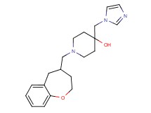 4-(1H-imidazol-1-ylmethyl)-1-(2,3,4,5-tetrahydro-1-benzoxepin-4-ylmethyl)piperidin-4-ol
