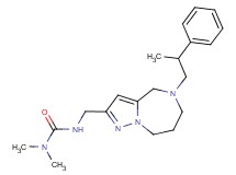 N,N-dimethyl-N'-{[5-(2-phenylpropyl)-5,6,7,8-tetrahydro-4H-pyrazolo[1,5-a][1,4]diazepin-2-yl]methyl}urea