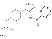 N-{1-[1-(2-hydroxybutyl)piperidin-4-yl]-1H-pyrazol-5-yl}benzamide