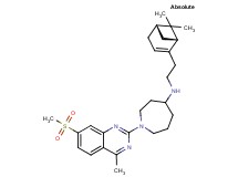 N-{2-[(1R,5S)-6,6-dimethylbicyclo[3.1.1]hept-2-en-2-yl]ethyl}-1-[4-methyl-7-(methylsulfonyl)-2-quinazolinyl]-4-azepanamine