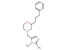 4-[(1,2-dimethyl-1H-imidazol-5-yl)methyl]-2-(3-phenylpropyl)morpholine