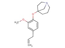 5-(4-allyl-2-methoxyphenoxy)-1-azabicyclo[3.2.1]octane