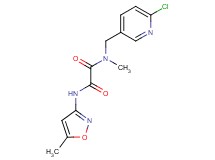 N-[(6-chloropyridin-3-yl)methyl]-N-methyl-N'-(5-methylisoxazol-3-yl)ethanediamide
