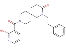 9-[(2-hydroxypyridin-3-yl)carbonyl]-2-(2-phenylethyl)-2,9-diazaspiro[5.5]undecan-3-one