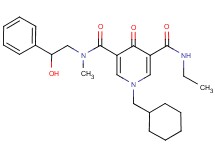 1-(cyclohexylmethyl)-N'-ethyl-N-(2-hydroxy-2-phenylethyl)-N-methyl-4-oxo-1,4-dihydro-3,5-pyridinedicarboxamide