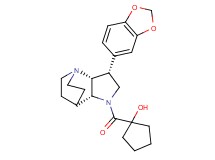 1-{[(3R*,3aR*,7aR*)-3-(1,3-benzodioxol-5-yl)hexahydro-4,7-ethanopyrrolo[3,2-b]pyridin-1(2H)-yl]carbonyl}cyclopentanol