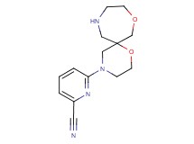 6-(1,8-dioxa-4,11-diazaspiro[5.6]dodec-4-yl)pyridine-2-carbonitrile
