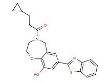 7-(1,3-benzothiazol-2-yl)-4-(3-cyclopropylpropanoyl)-2,3,4,5-tetrahydro-1,4-benzoxazepin-9-ol