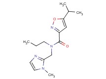 5-isopropyl-N-[(1-methyl-1H-imidazol-2-yl)methyl]-N-propyl-3-isoxazolecarboxamide