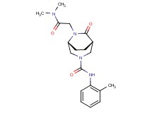 (1S*,5R*)-6-[2-(dimethylamino)-2-oxoethyl]-N-(2-methylphenyl)-7-oxo-3,6-diazabicyclo[3.2.2]nonane-3-carboxamide