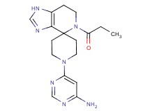6-(5-propionyl-1,5,6,7-tetrahydro-1'H-spiro[imidazo[4,5-c]pyridine-4,4'-piperidin]-1'-yl)pyrimidin-4-amine