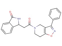 3-[2-oxo-2-(3-phenyl-6,7-dihydroisoxazolo[4,5-c]pyridin-5(4H)-yl)ethyl]-1-isoindolinone