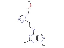 N-{2-[4-(2-methoxyethyl)-4H-1,2,4-triazol-3-yl]ethyl}-1,6-dimethyl-1H-pyrazolo[3,4-d]pyrimidin-4-amine