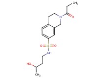 N-(3-hydroxybutyl)-2-propionyl-1,2,3,4-tetrahydroisoquinoline-7-sulfonamide