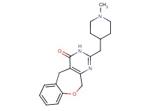 2-[(1-methylpiperidin-4-yl)methyl]-5,11-dihydro[1]benzoxepino[3,4-d]pyrimidin-4(3H)-one