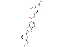 N-[2-(3,5-dimethyl-1H-1,2,4-triazol-1-yl)ethyl]-2-(3-methoxyphenyl)-1,3-benzoxazole-6-carboxamide