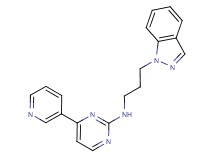 N-[3-(1H-indazol-1-yl)propyl]-4-(3-pyridinyl)-2-pyrimidinamine