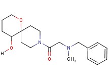 9-(N-benzyl-N-methylglycyl)-1-oxa-9-azaspiro[5.5]undecan-5-ol