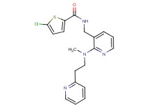 5-chloro-N-[(2-{methyl[2-(2-pyridinyl)ethyl]amino}-3-pyridinyl)methyl]-2-thiophenecarboxamide