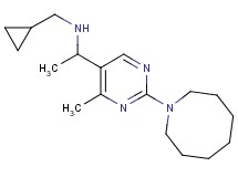 1-[2-(1-azocanyl)-4-methyl-5-pyrimidinyl]-N-(cyclopropylmethyl)ethanamine