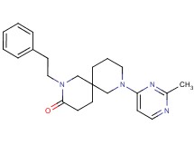 8-(2-methylpyrimidin-4-yl)-2-(2-phenylethyl)-2,8-diazaspiro[5.5]undecan-3-one