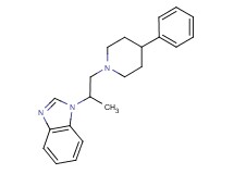 1-[1-methyl-2-(4-phenyl-1-piperidinyl)ethyl]-1H-benzimidazole bis(trifluoroacetate)