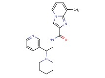 8-methyl-N-(2-piperidin-1-yl-2-pyridin-3-ylethyl)imidazo[1,2-a]pyridine-2-carboxamide