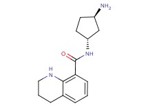 N-[rel-(1R,3R)-3-aminocyclopentyl]-1,2,3,4-tetrahydro-8-quinolinecarboxamide hydrochloride