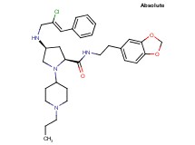 (4S)-N-[2-(1,3-benzodioxol-5-yl)ethyl]-4-{[(2Z)-2-chloro-3-phenyl-2-propen-1-yl]amino}-1-(1-propyl-4-piperidinyl)-L-prolinamide