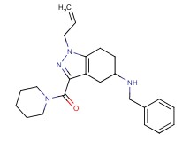 1-allyl-N-benzyl-3-(1-piperidinylcarbonyl)-4,5,6,7-tetrahydro-1H-indazol-5-amine