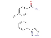 6-methyl-3'-(1H-pyrazol-3-yl)-3-biphenylcarboxamide