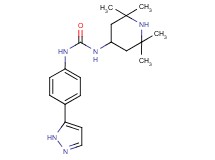 N-[4-(1H-pyrazol-5-yl)phenyl]-N'-(2,2,6,6-tetramethylpiperidin-4-yl)urea