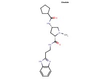 (2S,4S)-N-[2-(1H-benzimidazol-2-yl)ethyl]-4-[(cyclopentylcarbonyl)amino]-1-methylpyrrolidine-2-carboxamide