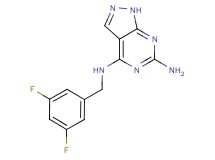 N~4~-(3,5-difluorobenzyl)-1H-pyrazolo[3,4-d]pyrimidine-4,6-diamine