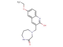 4-[(6-ethoxy-2-hydroxy-3-quinolinyl)methyl]-1,4-diazepan-2-one